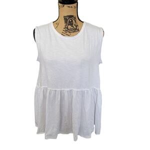 Medium Talulah White Babydoll Tank Top